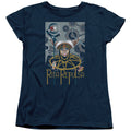 Power Rangers Rita Deco Womens T Shirt Navy Blue Officially Licensed