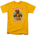 Power Rangers Alpha 5 Mens T Shirt Gold Officially Licensed