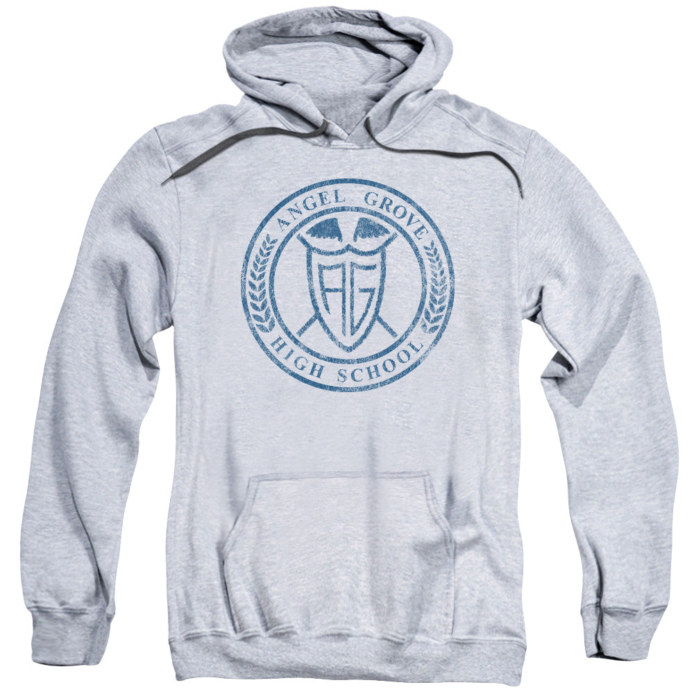 Power Rangers Angel Grove Hs Mens Hoodie Athletic Heather Officially Licensed