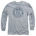 Power Rangers Angel Grove Hs Mens Long Sleeve Shirt Athletic Heather Officially Licensed
