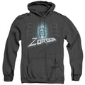 Power Rangers Zordon Heather Mens Hoodie Black Officially Licensed