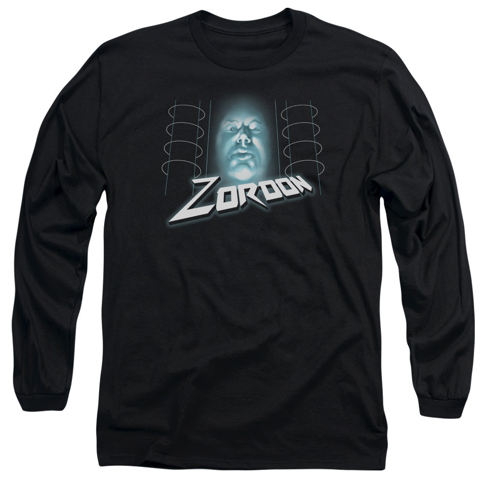 Power Rangers Zordon Mens Long Sleeve Shirt Black Officially Licensed