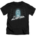 Power Rangers Zordon Juvenile Kids Youth T Shirt Black Officially Licensed