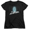 Power Rangers Zordon Womens T Shirt Black Officially Licensed