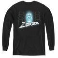 Power Rangers Zordon Long Sleeve Kids Youth T Shirt Black Officially Licensed