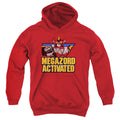 Power Rangers Megazord Activated Kids Youth Hoodie Red Officially Licensed
