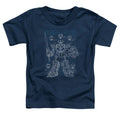 Power Rangers Mega Plans Toddler Kids Youth T Shirt Navy Blue Officially Licensed