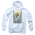 Power Rangers White Ranger Duo Kids Youth Hoodie White Officially Licensed
