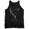 Power Rangers Helmet Mens Tank Top Shirt Black Officially Licensed