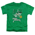 Power Rangers Green Ranger Toddler Kids Youth T Shirt Kelly Green Officially Licensed