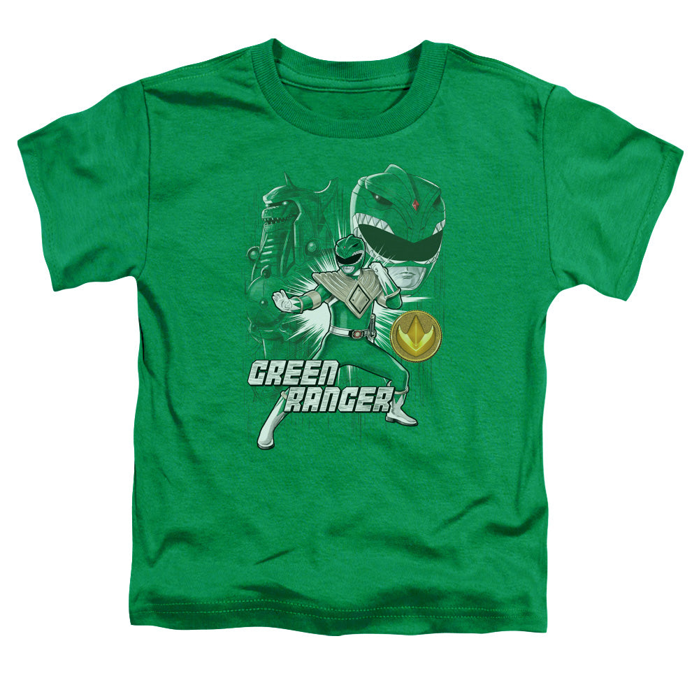 Power Rangers Green Ranger Toddler Kids Youth T Shirt Kelly Green Officially Licensed