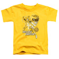 Power Rangers Yellow Ranger Toddler Kids Youth T Shirt Yellow Officially Licensed