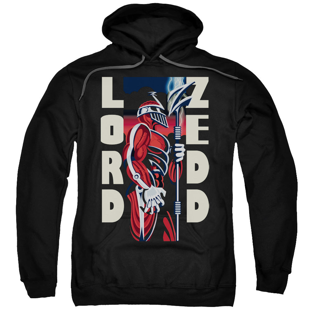 Power Rangers Zedd Deco Mens Hoodie Black Officially Licensed