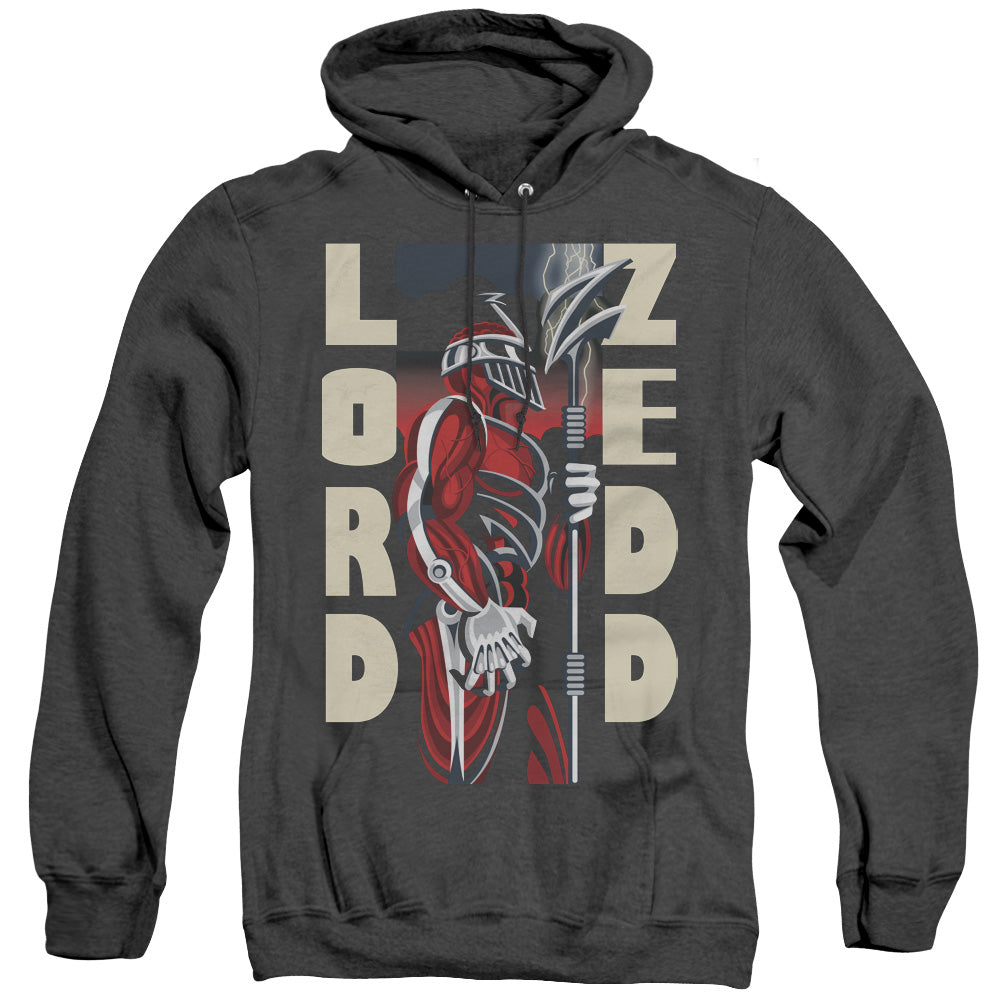 Power Rangers Zedd Deco Heather Mens Hoodie Black Officially Licensed