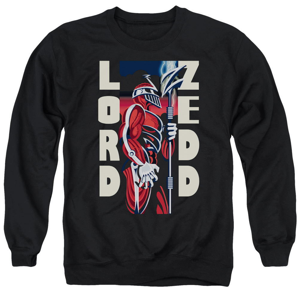 Power Rangers Zedd Deco Mens Crewneck Sweatshirt Black Officially Licensed