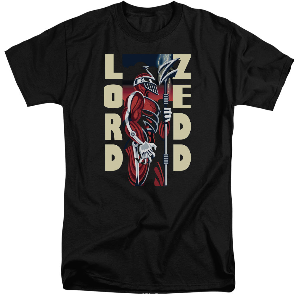 Power Rangers Zedd Deco Mens Tall T Shirt Black Officially Licensed