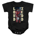 Power Rangers Zedd Deco Infant Baby Snapsuit Black Officially Licensed