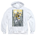 Power Rangers White Ranger Deco Mens Hoodie White Officially Licensed