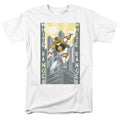 Power Rangers White Ranger Deco Mens T Shirt White Officially Licensed