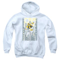 Power Rangers White Ranger Deco Kids Youth Hoodie White Officially Licensed