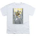 Power Rangers White Ranger Deco Kids Youth T Shirt White Officially Licensed