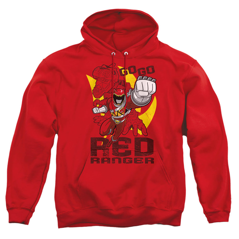 Power Rangers Go Red Mens Hoodie Red Officially Licensed