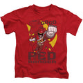 Power Rangers Go Red Juvenile Kids Youth T Shirt Red Officially Licensed