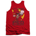 Power Rangers Go Red Mens Tank Top Shirt Red Officially Licensed