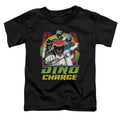 Power Rangers Dino Lightning Toddler Kids Youth T Shirt Black Officially Licensed