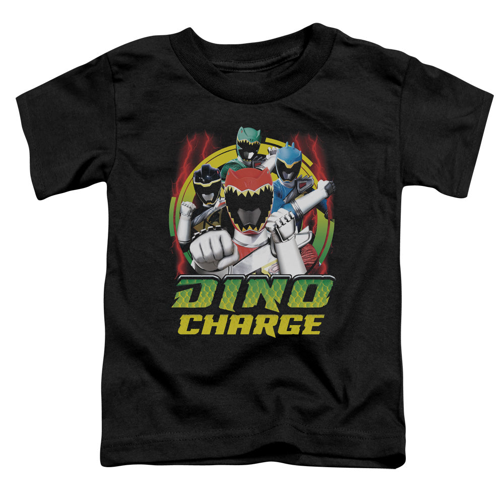 Power Rangers Dino Lightning Toddler Kids Youth T Shirt Black Officially Licensed