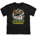 Power Rangers Dino Lightning Kids Youth T Shirt Black Officially Licensed
