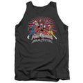 Power Rangers Ninja Blast Mens Tank Top Shirt Charcoal Officially Licensed
