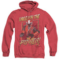 Power Rangers Unleash Heather Mens Hoodie Red Officially Licensed
