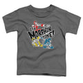 Power Rangers Panels Toddler Kids Youth T Shirt Charcoal Officially Licensed