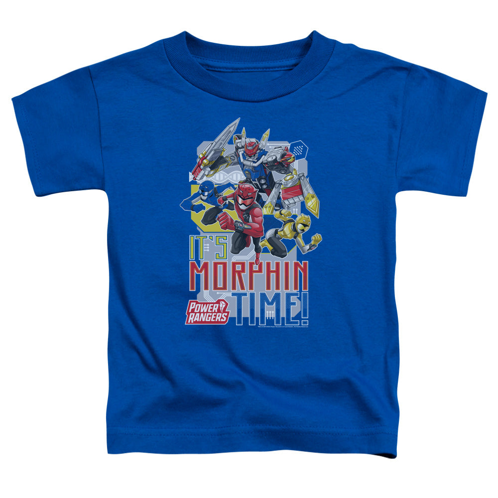 Power Rangers Morphin Time Toddler Kids Youth T Shirt Royal Blue Officially Licensed