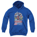Power Rangers Morphin Time Kids Youth Hoodie Royal Blue Officially Licensed
