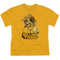 Power Rangers Yellow Ranger Kids Youth T Shirt Gold Officially Licensed