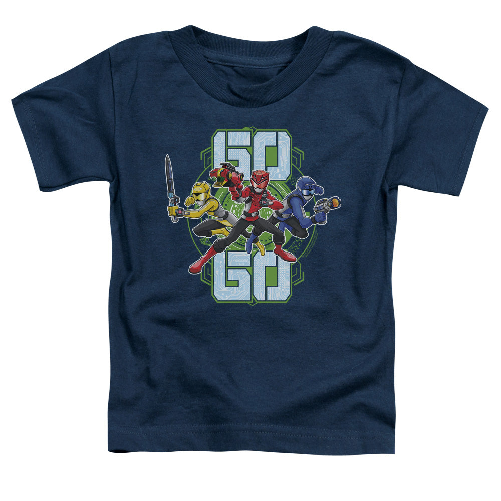 Power Rangers Go Go Toddler Kids Youth T Shirt Navy Blue Officially Licensed