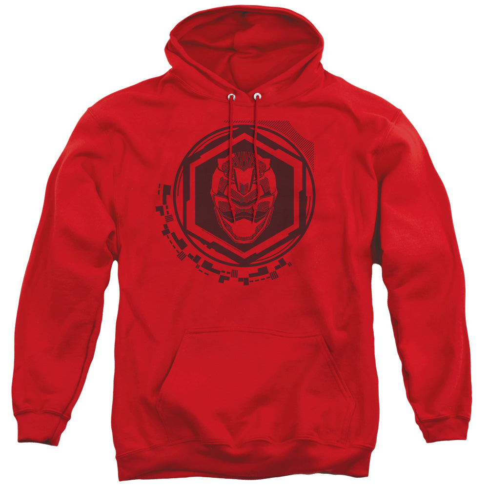 Power Rangers Red Ranger Mens Hoodie Red Officially Licensed