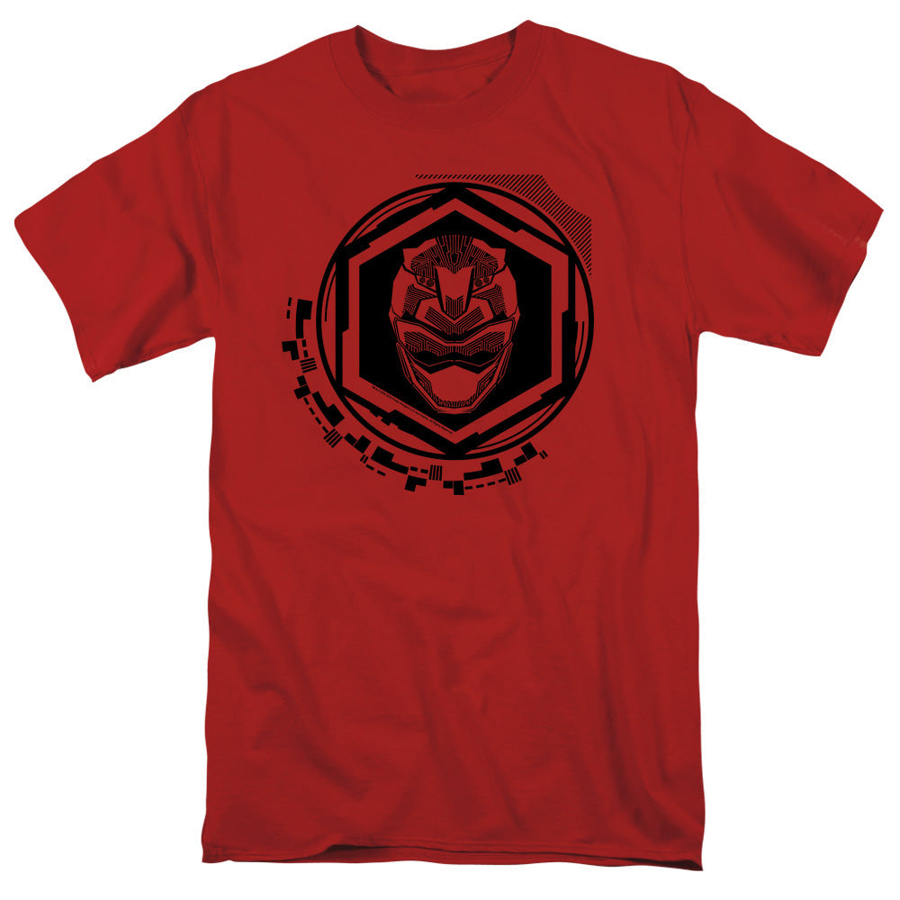 Power Rangers Red Ranger Mens T Shirt Red Officially Licensed
