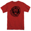 Power Rangers Red Ranger Mens T Shirt Red Officially Licensed