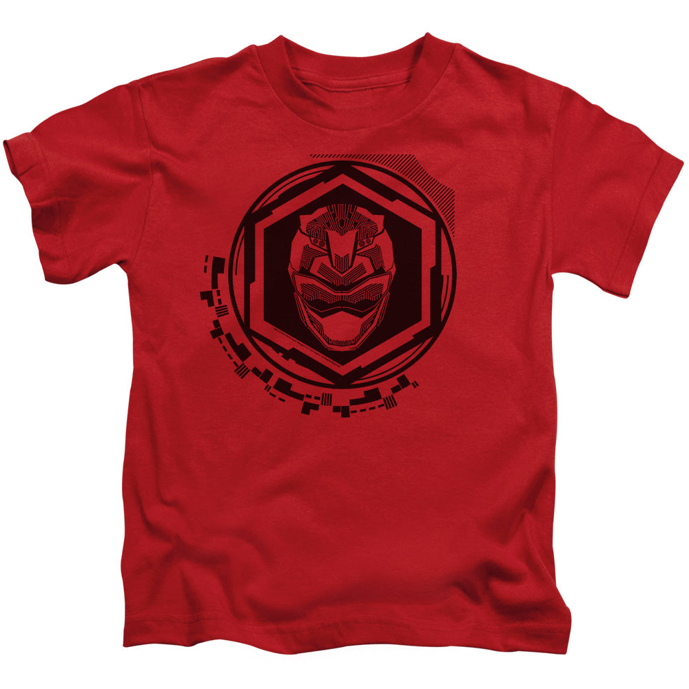 Power Rangers Red Ranger Juvenile Kids Youth T Shirt Red Officially Licensed