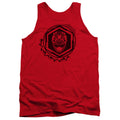 Power Rangers Red Ranger Mens Tank Top Shirt Red Officially Licensed