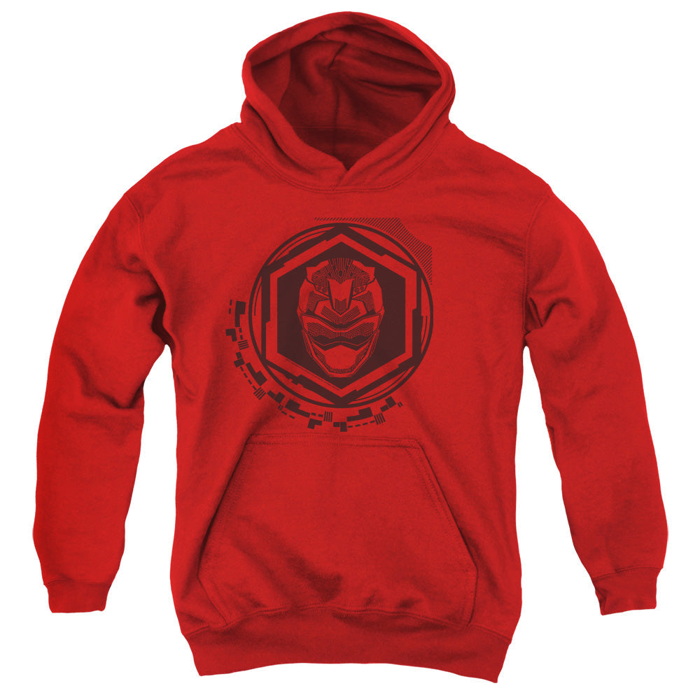 Power Rangers Red Ranger Kids Youth Hoodie Red Officially Licensed