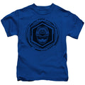 Power Rangers Blue Ranger Juvenile Kids Youth T Shirt Royal Blue Officially Licensed