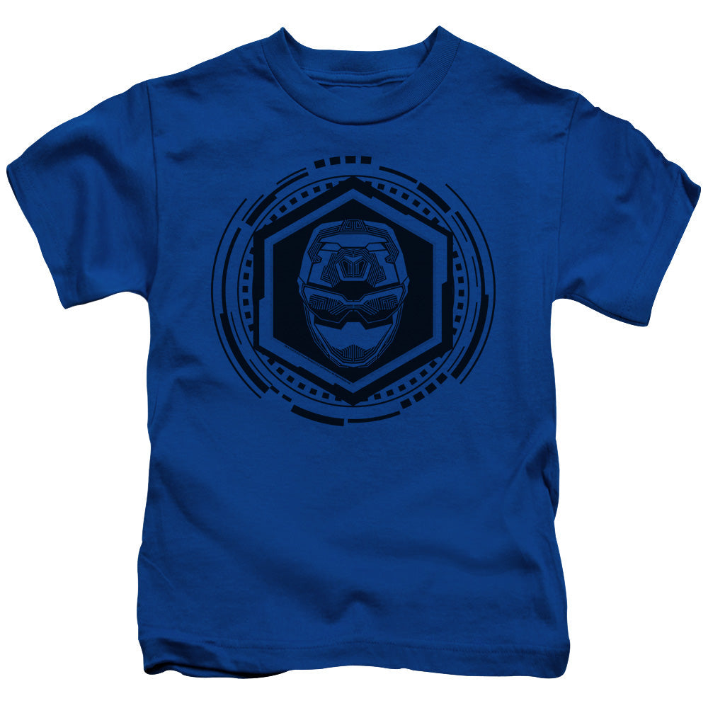 Power Rangers Blue Ranger Juvenile Kids Youth T Shirt Royal Blue Officially Licensed