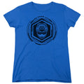 Power Rangers Blue Ranger Womens T Shirt Royal Blue Officially Licensed