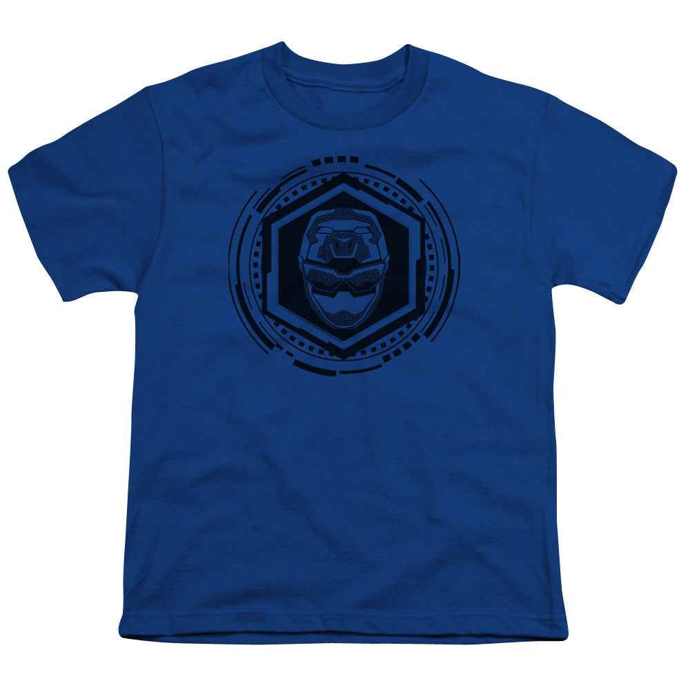 Power Rangers Blue Ranger Kids Youth T Shirt Royal Blue Officially Licensed
