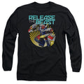 Power Rangers Beast Release Mens Long Sleeve Shirt Black Officially Licensed