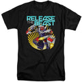 Power Rangers Beast Release Mens Tall T Shirt Black Officially Licensed